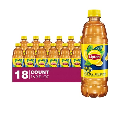 Lipton 18-Pack Half & Half Iced Black Tea Plastic Bottle 16.9 fl oz