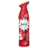 Febreze Air Mist Air Freshener Spray, Winter Collection Limited Edition, Spiced Apple Scent, 10.1 oz. (Pack of 3)