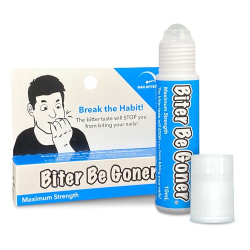 Nail Biting Deterrent, Nail Biting Treatment for Kids and Adults, Nail Biting Polish Alternative, Non-Glossy Invisible Coating, Stop Nail Biting and Thumb Sucking Today, 0.3 Fl Oz