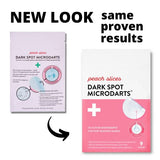 Peach Slices Dark Spot MicroDarts | For Dark Spots, Post-Blemish Redness | Self-Dissolving | Niacinamide, Vitamin C, Hyaluronic Acid, and Cica | Vegan | Cruelty Free | 9 Patches
