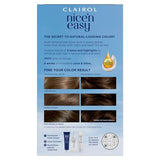 Clairol Nice'n Easy Permanent Hair Dye, 4 Dark Brown Hair Color, Pack of 3