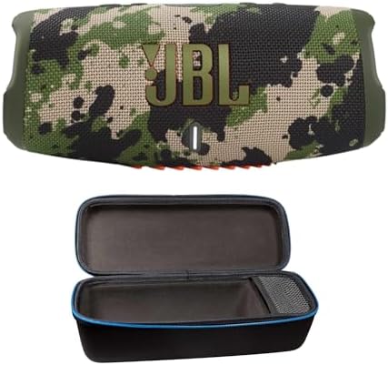 JBL Charge 5 (Camouflage) + Bundle with divvi! Protective Hardshell Case (Black)