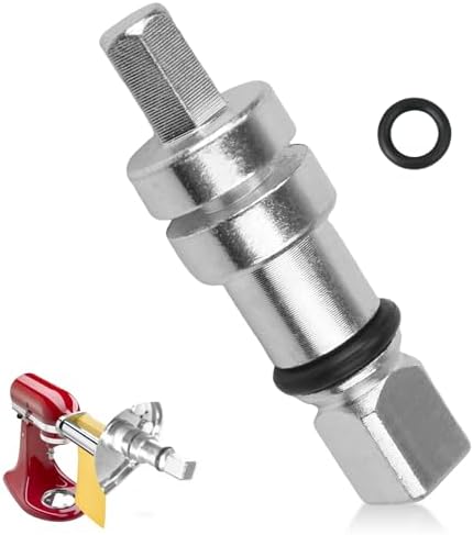 Pasta Attachment Shear Shaft Coupler Compatible with KitchenAid Stand Mixer, for KSMP Series, Pasta Sheet Roller, Spaghetti Cutter, Fettuccine Cutter, DIY Repair, Replace W10894316 W1089436