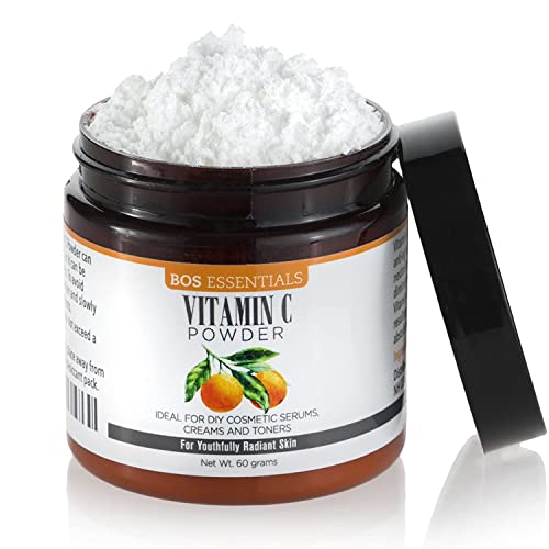 Ultra Fine Cosmetic Grade Vitamin C Powder | DISSOLVES INSTANTLY IN WATER | Make fresh & effective Vitamin C serum | Vitamin C for Face, Body Skin Care