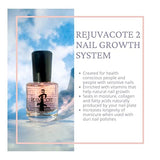 duri Rejuvacote 2 Nail Growth System Base and Top Coat, Herbatherapy Cuticle Treatment Drops - Damaged Cuticles Repair, Growth, Healthier, Stronger Nails, Strengthener (Combo Pack)