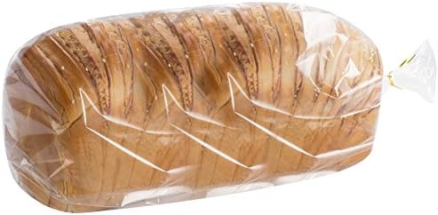 300 Count Belinlen Bread Loaf Bags With Free Twist Ties (300 Pack)