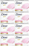 Dove Pink Beauty Cream Bar Soap, 100 Gram / 3.5 Ounce Bars (Pack of 8)