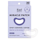 Rael Pimple Patches, Miracle Patches Large Spot Control Cover - Hydrocolloid Acne Patches for Face, Strip for Breakouts, Zit, Blemish Spot, Facial Stickers, All Skin Types, Vegan (20 Count)