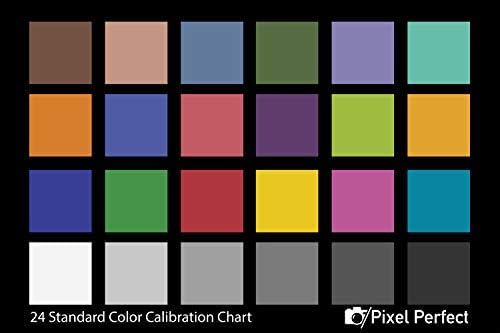 Pixel Perfect Camera Colour Correction Card – 4x6 for Photo and Video - Reference Tool Grey Card Target White Balance Exposure Temperature Colour Calibration Chart, Set of 2
