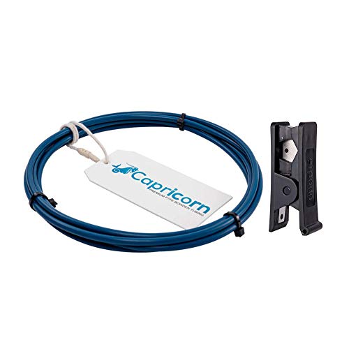 Creality Capricorn 2 Meters XS Series Low Friction PTFE Bowden Tubing for 1.75mm Filament with PTFE Tube Cutter for Creality Ender 3 Ender 3 Pro Cr-10 3D Printer