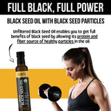 Black Seed Oil, Organic, Unfiltered, 8.4 Fl Oz, RAWYA, Cold Pressed, Glass Bottle, Nigella Sativa Oil, Non-GMO, Black Cumin Seed Oil, also known as Kalonji Oil, Nigella Oil