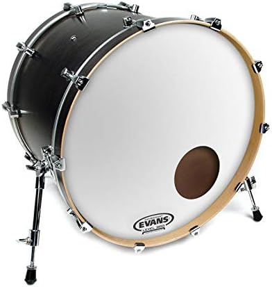 Evans EQ3 Resonant Smooth White Bass Drum Head, 26 Inch