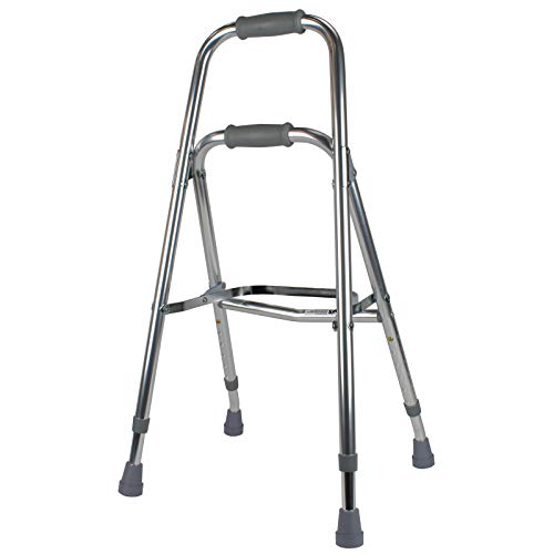 Days Hemi Walker, Mobility Aid for Elderly, Handicapped, Disabled users, One Arm or Hand Walker, Folding Walker, Aluminum Support Walker, Height Adjustable, Weight Capacity of Up to 300 Pounds