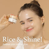 I'm from Rice Cream 1.69 Ounce, 41% Rice Bran Essence with Ceramide, Glowing Look, Improves Moisture Skin Barrier, Nourishes Deeply, Smoothening to Even Out Skin Tone, K Beauty