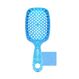 FHI HEAT UNbrush Wet & Dry Vented Detangling Hair Brush, Sapphire Blue