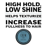 AMERICAN CREW Men's Hair Fiber, Like Hair Gel with High Hold & Low Shine, Travel Size, Duo Gift Set