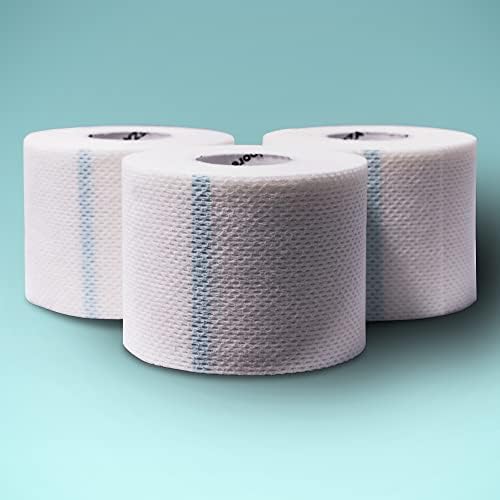 Areza Medical Surgical Tape - Porous Skin Soft Fabric Cloth Adhesive Tape - Fabripore - 2" x 10 yds. (5 cm x 9 m) - 3 Rolls per Box - FSA/HSA Approved