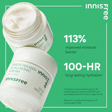 innisfree Green Tea Seed Hyaluronic Acid Cream With Barrier Boosting Complex and Ceramide, Korean Hydrating Face Moisturizer and Balancing Cream