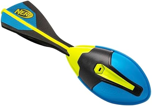 Nerf Vortex Ultra Grip Football, Designed for Easy Catching, Howling Whistle Sound, Distance-Optimizing Tail, Water-Resistant, All-Weather Play