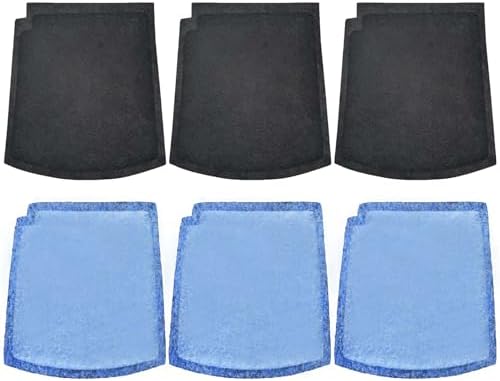 6-Pack 04234G Carbon Replacement Filters Compatible with Hamilton Beach Pet TrueAir Purifier Odor Eliminators - 04383 04384 04530G 04530GM 04531GM 04532GM