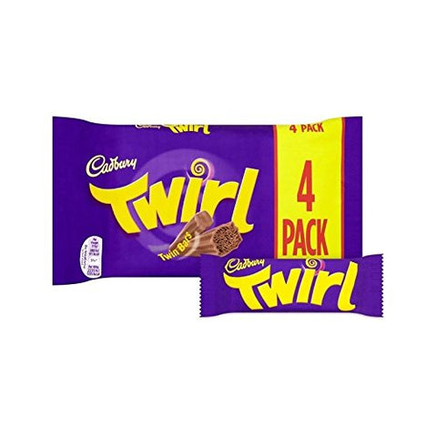 CADBURY Twirl 4 x 34g - Pack of 2