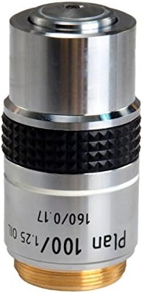 OMAX 100X Plan Achromatic Objective for Compound Microscopes