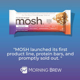 MOSH Variety Pack Protein Bars, 6 Count, High Protein, Low Carb, Gluten Free, Keto Friendly, Healthy Snack with Ashwagandha, Lion's Mane, and Collagen