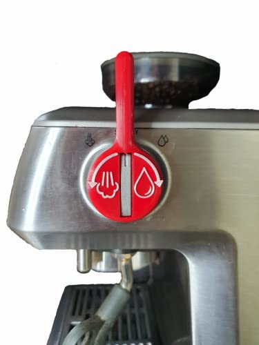 Snap-On Lever for Breville/Sage Barista Express/Impress Steam And Hot Water Easy Lever (Black)
