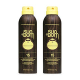 Sun Bum Sun Bum Original Spf 15 Sunscreen Spray Vegan and Reef Friendly (octinoxate & Oxybenzone Free) Broad Spectrum Moisturizing Uva/uvb Sunscreen With Vitamin E 2 Pack