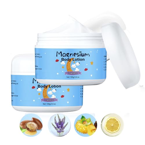 Kids Magnesium Lotion, Baby Magnesium Sleep Lotion, Calming Magnesium Cream for Leg Cramps Feet & Muscle Relaxation (2)