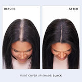 Color Wow Root Cover Up, Black – Instantly cover greys + touch up highlights, create thicker-looking hairlines, water-resistant, sweat-resistant - No mess multi-award-winning root