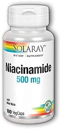 Niacinamide 500mg Solaray 100 VegCaps