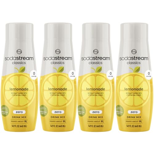 SodaStream SodaStream Zero Lemonade Drink Mix, 14.8 Fl Oz, Pack of 4
