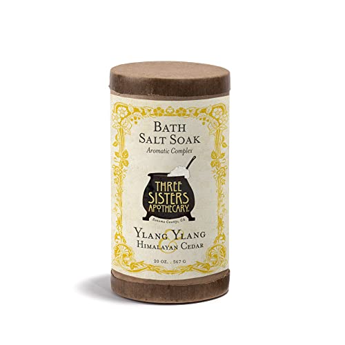 Three Sisters Apothecary 20 oz. Bath Salt Soaks (Ylang Yland and Himalayan Cedar)