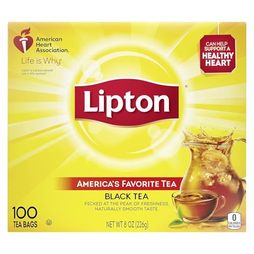 Lipton 291 Tea Bags, Regular, 100/Box
