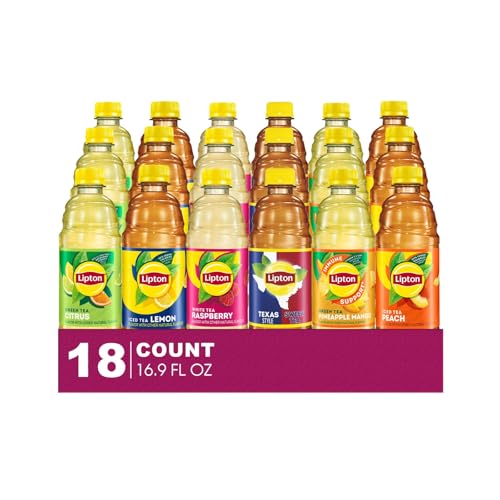 Lipton Master Collection 18-Pack Black + Green + White Iced Tea Plastic Bottle 16.9 fl oz