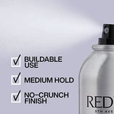 Redken Brushable Hairspray 12 | Flexible Medium Hold with Natural Finish | Protects Against Frizz & Humidity | For All Hair Types | 10.4 Oz