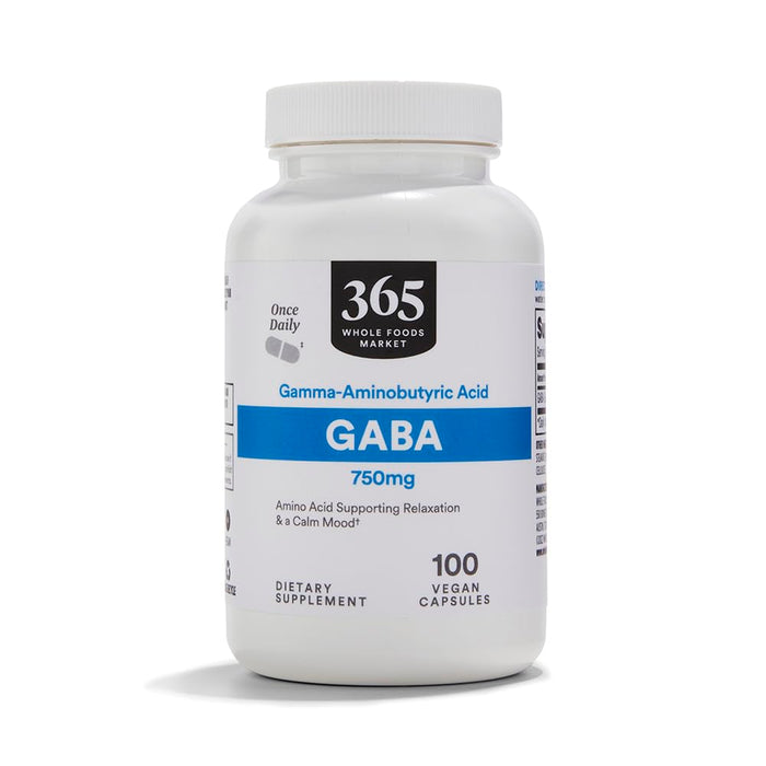 Whole Foods Market, Gaba 750Mg, 100 Vegetarian Capsules