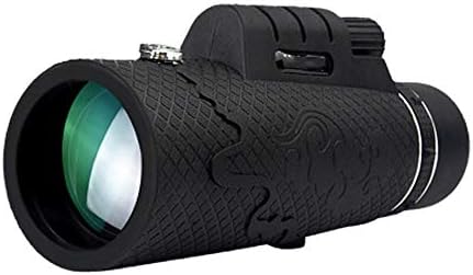 20x60 Monocular Telescope High Power Monocular Compact with Night Vision Portable BAK4 Prism FMC Lens Monocular with Compass and Smartphone Adapter and Tripod for Adults Kids Birds Watching