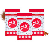 PUR Gum | Aspartame Free Chewing Gum | 100% Xylitol | Natural Cinnamon Flavored Gum, 55 Pieces (Pack of 3)