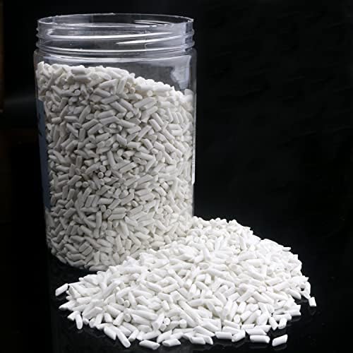 2 Pound Rock Tumbling Ceramic Filler Media 1/8" X 1/4" Small Cylinder Ceramic Tumbling Tumbler Media - 2 LBS for use in Rotating Tumblers