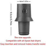 Round Volume Brush for Dyson for Airwrap Styler Attachment Part with Adapter for Dyson Hair Dryer Converting to Curling Iron Styler