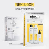 Nioxin Scalp + Hair Thickening System 1 - Hair Thickening System for Natural Hair with Light Thinning, Full Size (Packaging May Vary)