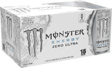 Monster Energy Zero Ultra, Sugar Free Energy Drink, 16 Fl oz (Pack of 15)