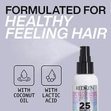 REDKEN All-In-One Leave In Conditioner, Multi-Benefit Treatment and Heat Protectant Spray with Frizz Protection, For All Hair Types, Paraben Free, One United, 13.5 fl Oz