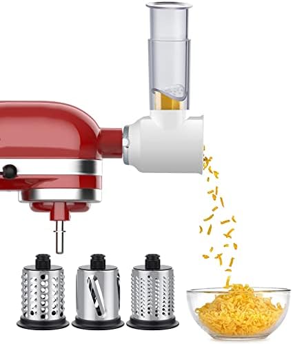 Slicer Shredder Attachment for KitchenAid Stand Mixers, Vegetable for Kitchenaid, Cheese Grater by Gvode