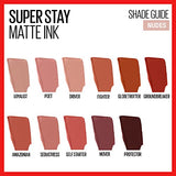 MAYBELLINE Super Stay Matte Ink Liquid Lipstick Makeup, Long Lasting High Impact Color, Up to 16H Wear, Seductress, Light Rosey Nude, 1 Count