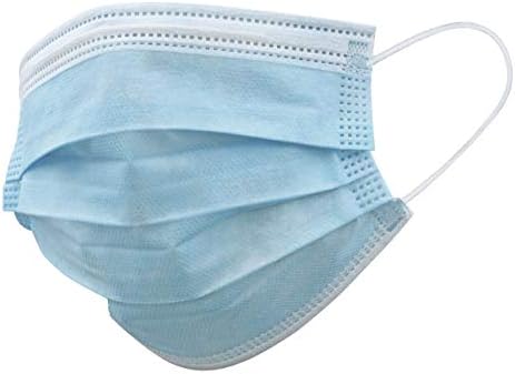 50-pcs Disposable 3-ply Non-Woven Nose Fitting face mask for Personal use (Non-Medical)