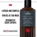 Cremo Rich-Lathering Palo Santo (Reserve Collection) Body Wash, Notes of Bright Cardamom, Dry Papyrus and Aromatic Palo Santo, 16 Fl Oz (2-Pack)