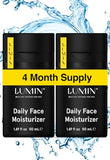 Lumin - Daily Face Moisturizer for Men - with niacinamide, Mens Face Lotion, Mens Skin Care, Ideal for normal & combination skin, 50ml, 2-Pack